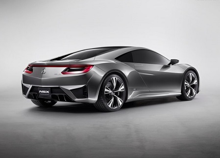 Acura NSX 2012 вид сзади