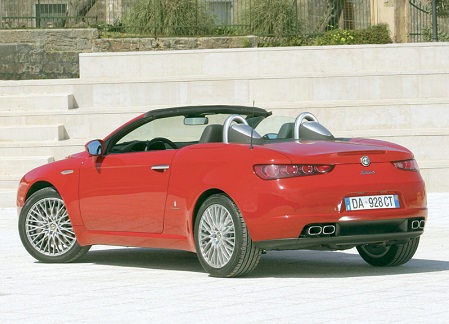 Alfa Romeo Spider 2006 год вид сзади